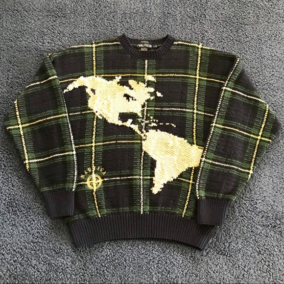 Nautica Other - Vintage Crewneck Nautica Knit Sweater (Size: L)